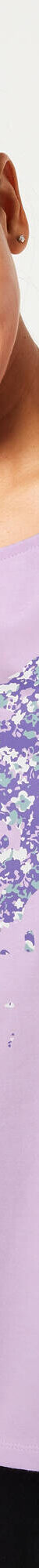 Tunique col rond imprimé placé (mauve) Tunique col rond imprimé placé (mauve)
